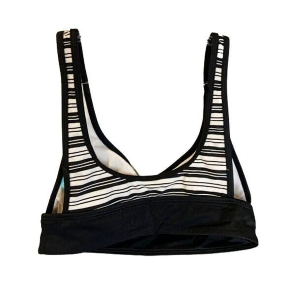 BEACH BETTY‎ BY MIRACLE BRANDS Women's Sporty Slimming Control Stripe Crop - Picture 3 of 4